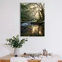 Mystic Forest Retreat Metal Poster