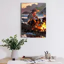 Portgas D. Ace Anime Poster | One Piece Wall Art