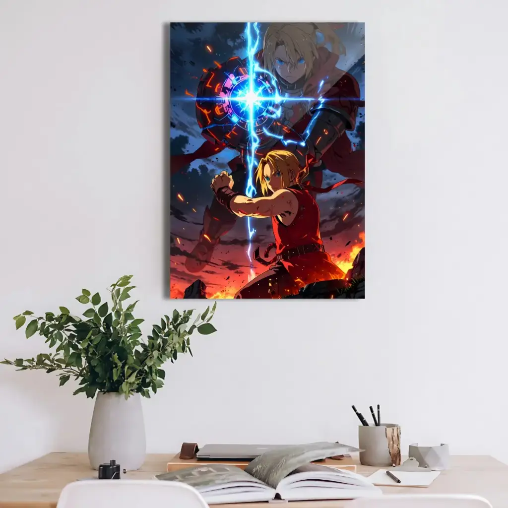Edward Elric Fullmetal Alchemist Poster – Epic Anime Wall Art