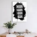 Never Give Up – Motivational Metal Wall Poster