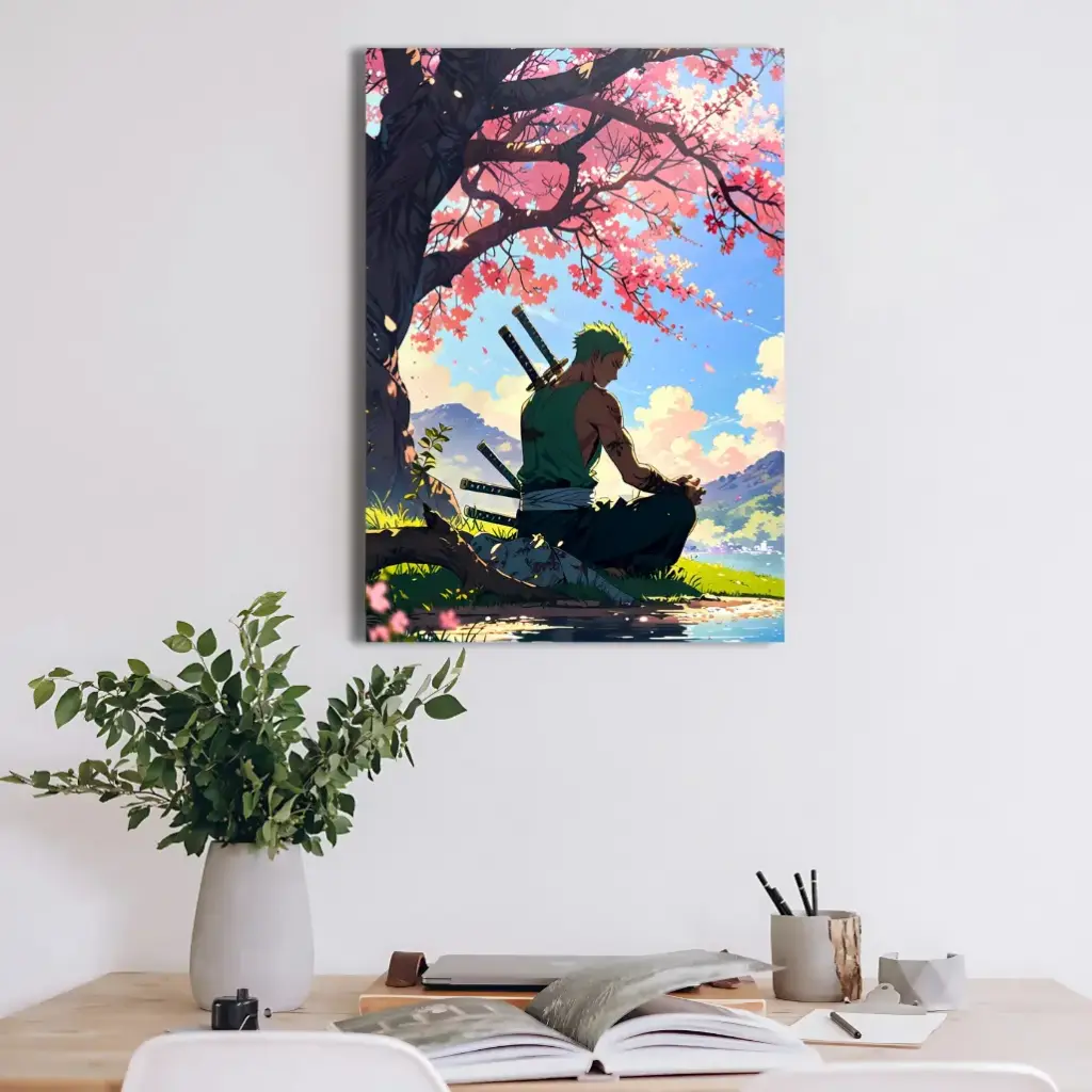 Roronoa Zoro Samurai Serenity Poster – Anime Wall Art