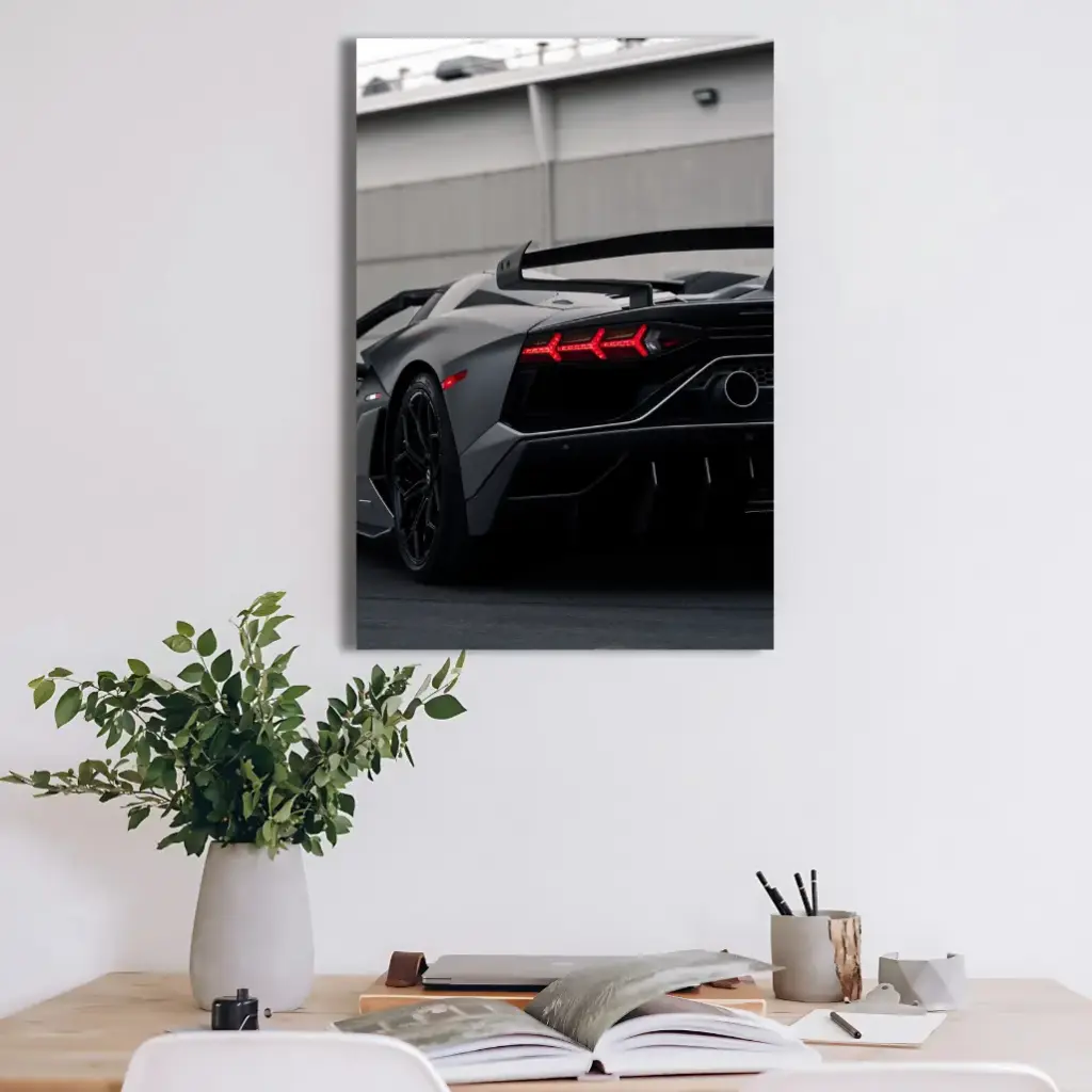 Lamborghini Aventador Poster – Exotic Supercar Metal Wall Decor