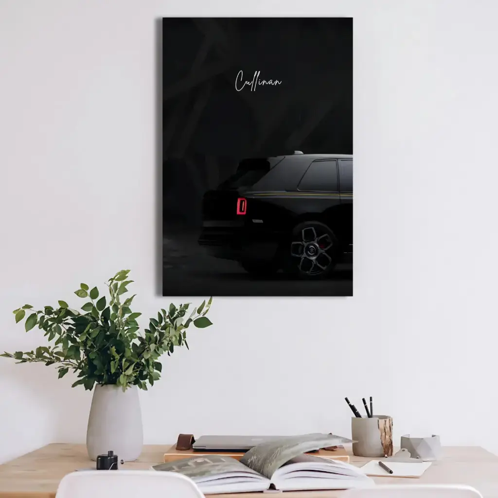 Rolls-Royce Cullinan Poster – Luxury SUV Metal Wall Art Print