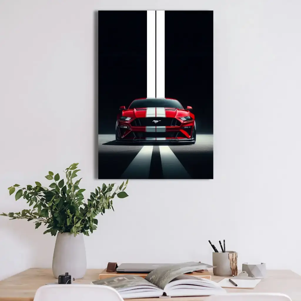 Ford Mustang GT 2023 Poster – Modern American Muscle Wall Decor