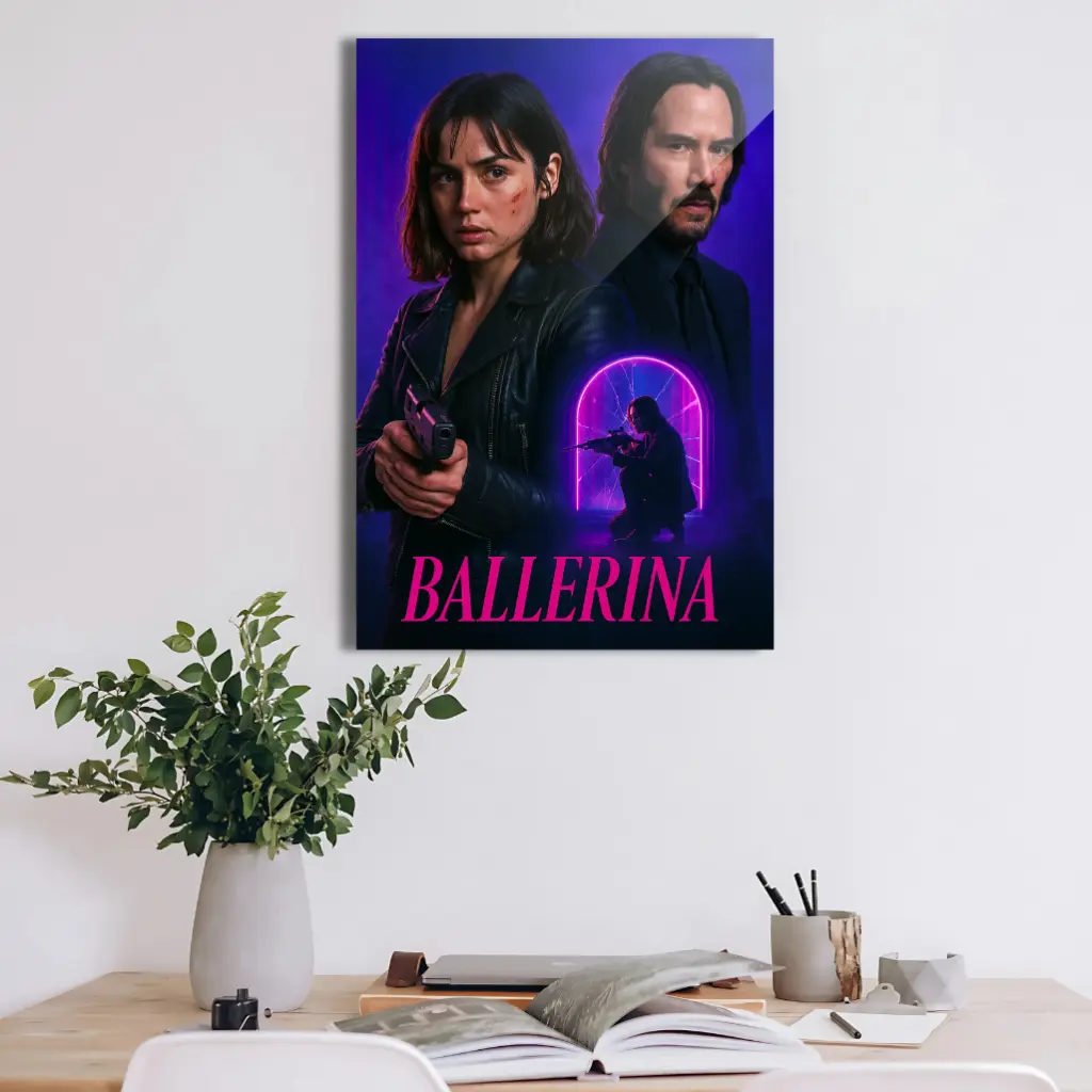 John Wick x Ballerina| Hollywood Movie Poster #003