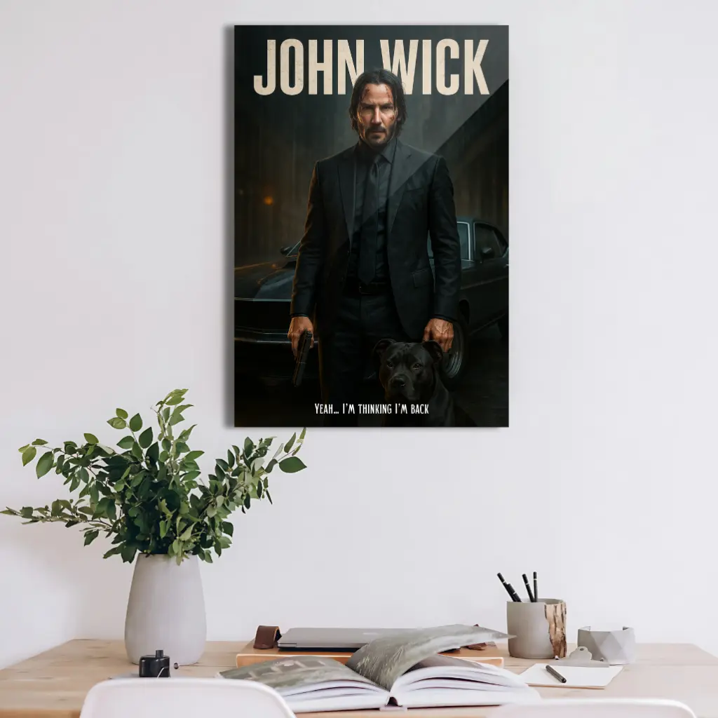 I'm Thinking I'm Back | John Wick | Hollywood Movie Poster #005