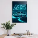BMW M5 Neon | Vector Style Cars #009