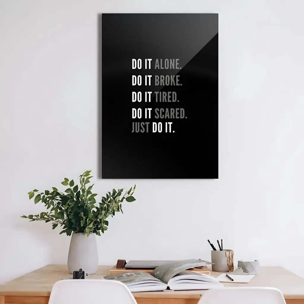 Achieve Your Goals – Motivational Metal Poster