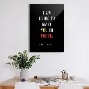 Strength & Determination – Bold Motivational Metal Poster