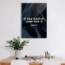 Work for It – Motivational Metal Poster