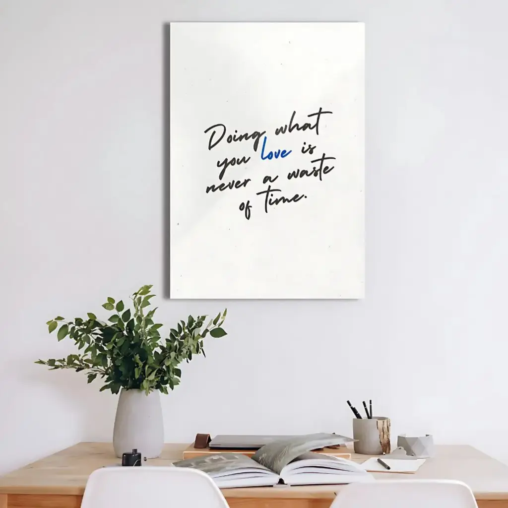 Pursue Your Passion – Premium Metal Poster